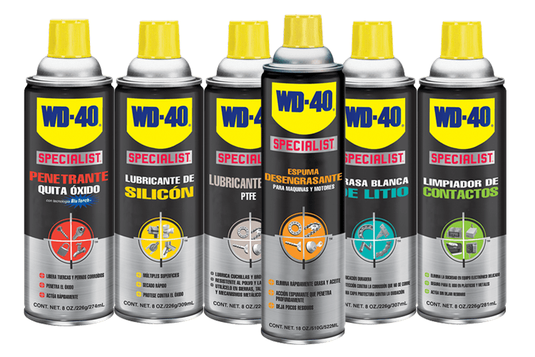 ¡Las diferentes líneas de productos WD-40 que necesitas!